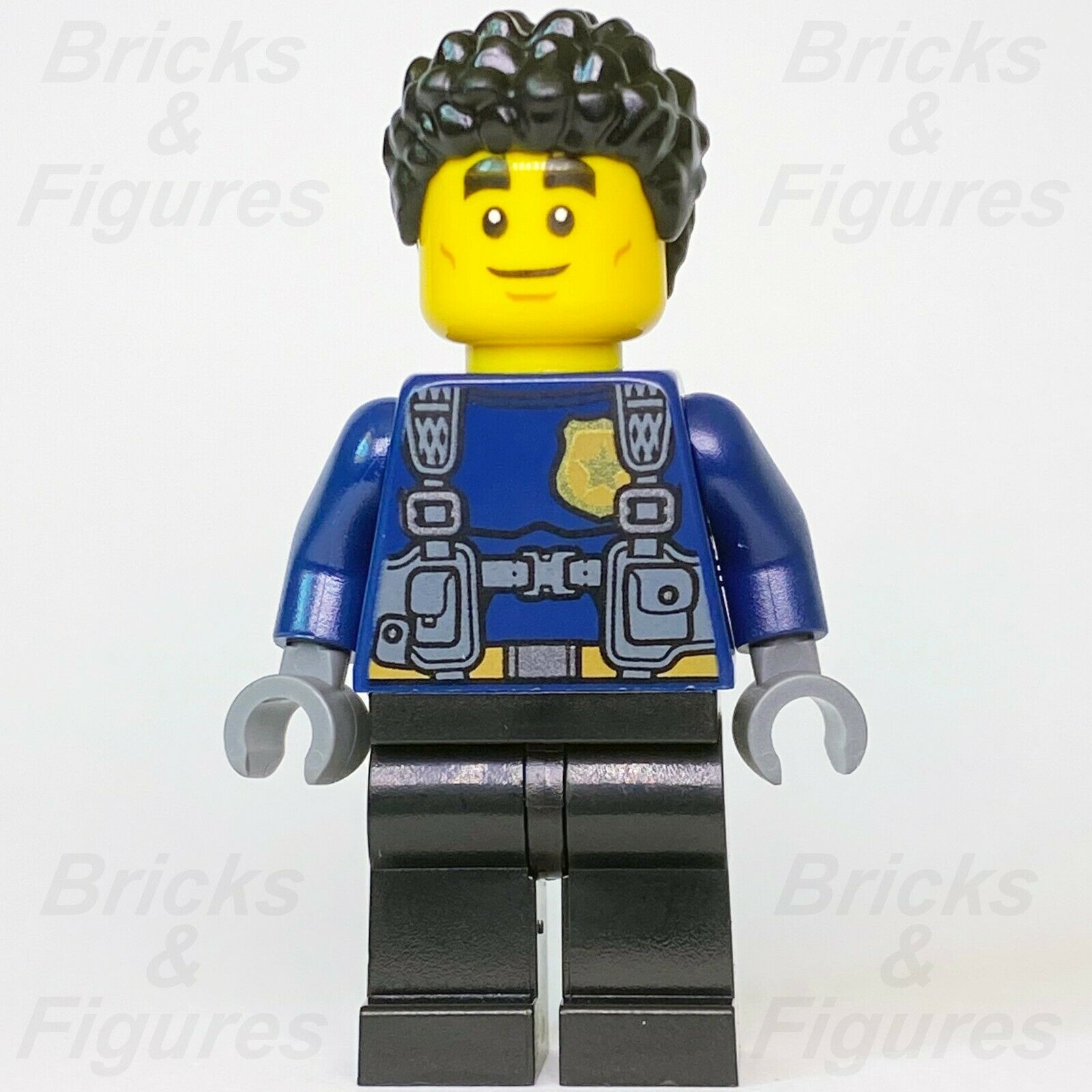 Town City LEGO Duke DeTain Police Officer Minifigure 60270 60242 60372 60246 - Bricks & Figures